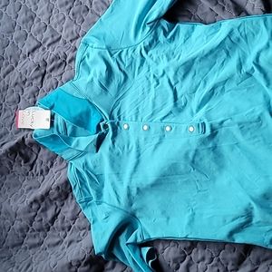 Lucky in Love Woman's athletic polo